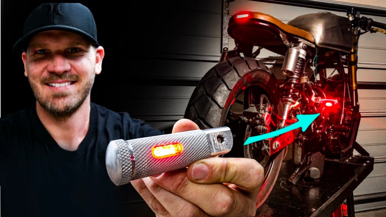 ★ Making Foot Pegs With Integrated BRAKE LIGHTS
