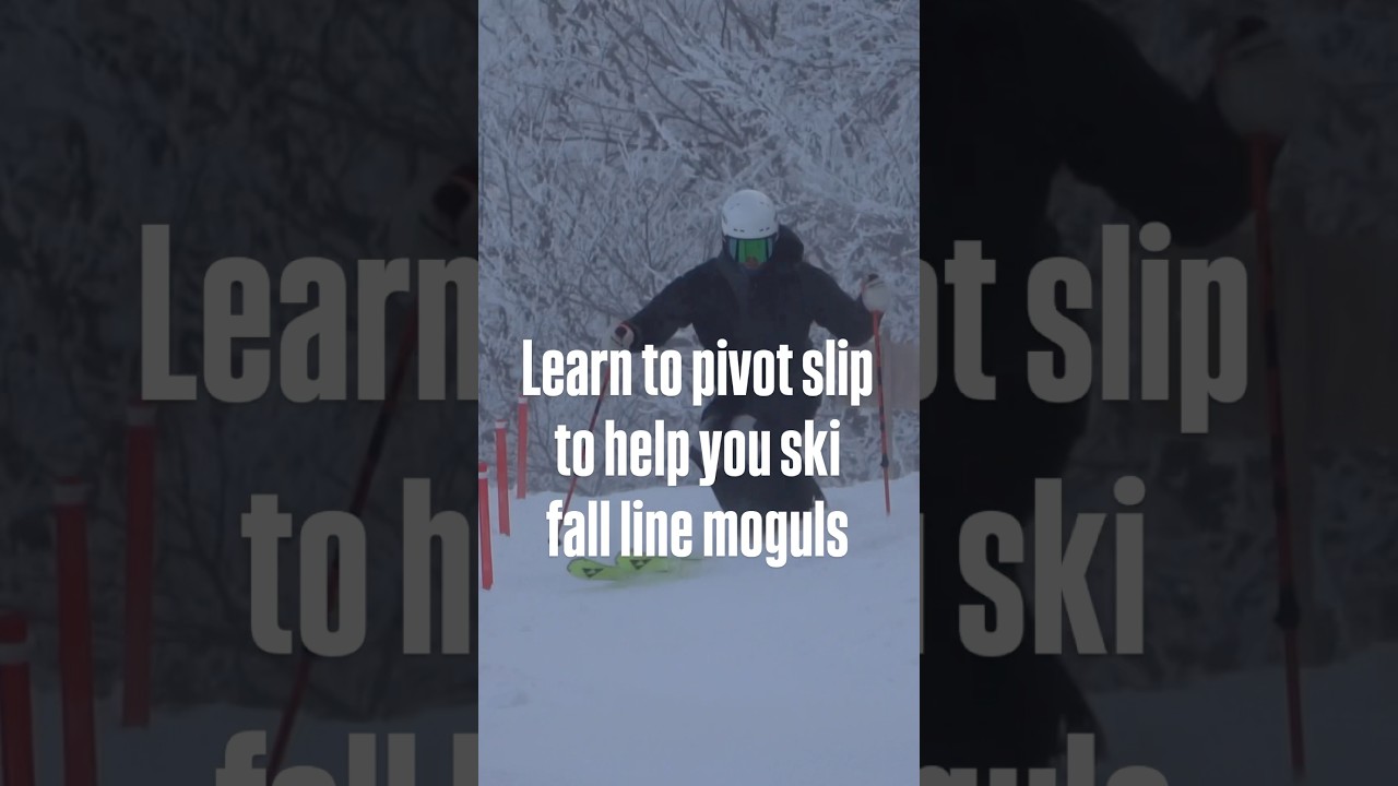 Learn to pivot slip well and take that into the moguls. One of many tactics to ski bumps in control.