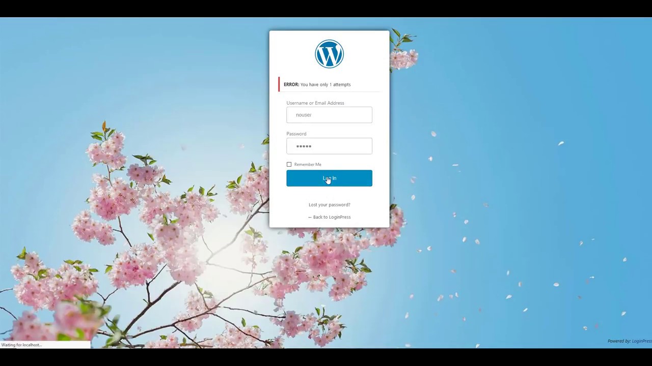 LoginPress - Limit Login Attempts