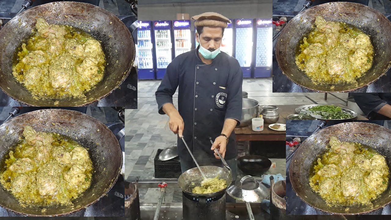 Highway Style Green Chicken Karahi Restaurant Recipe By Cooking With Kawish
