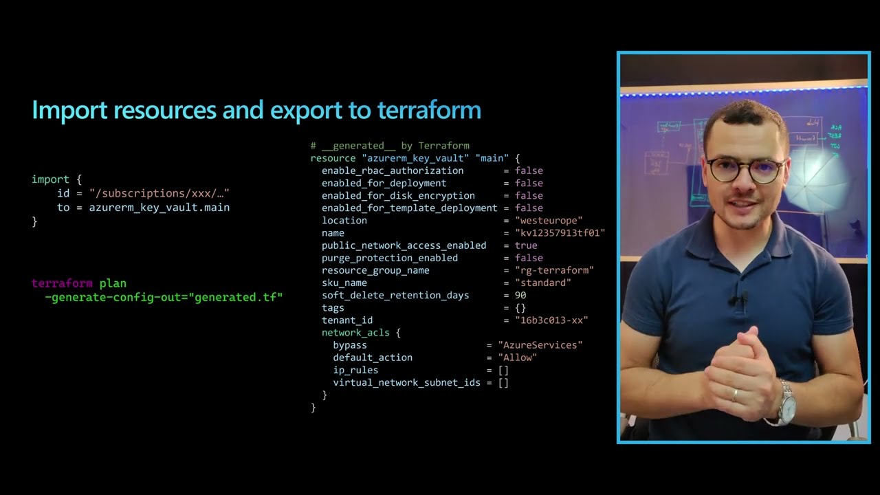 Generate Terraform files for your existing infra