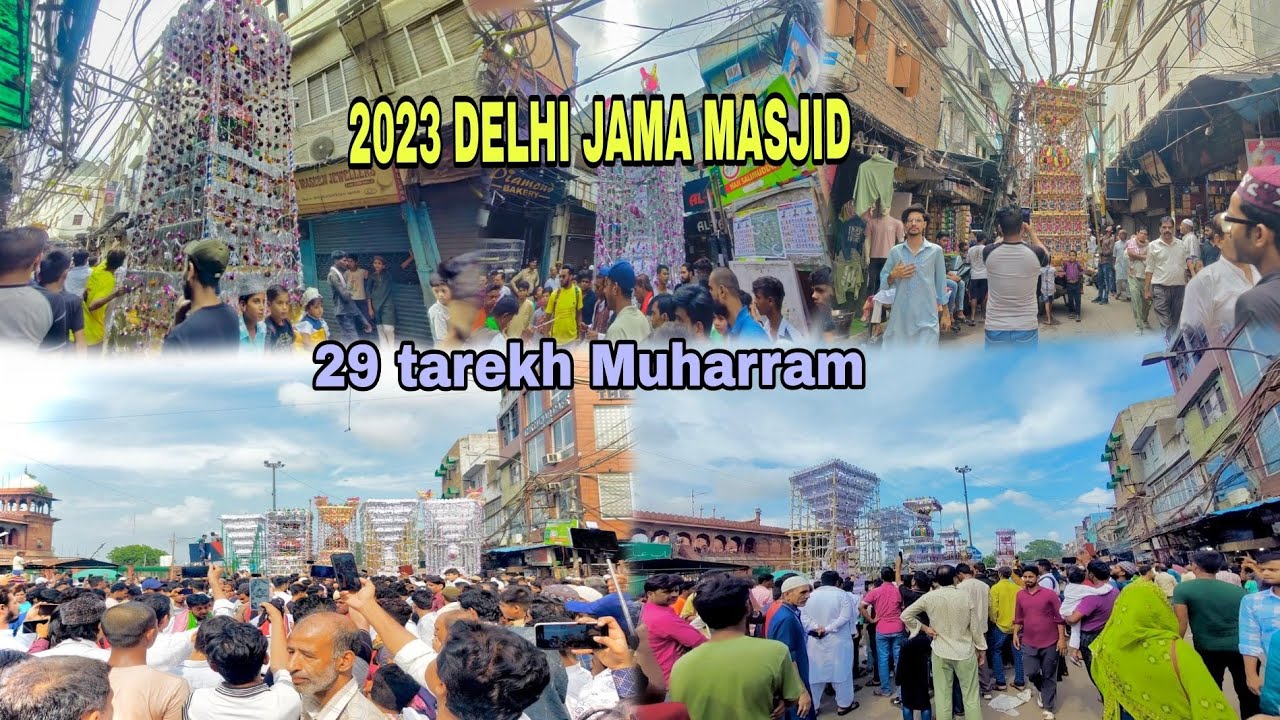 2023 delhi jama masjid 29 tarekh Muharram ❤️👈