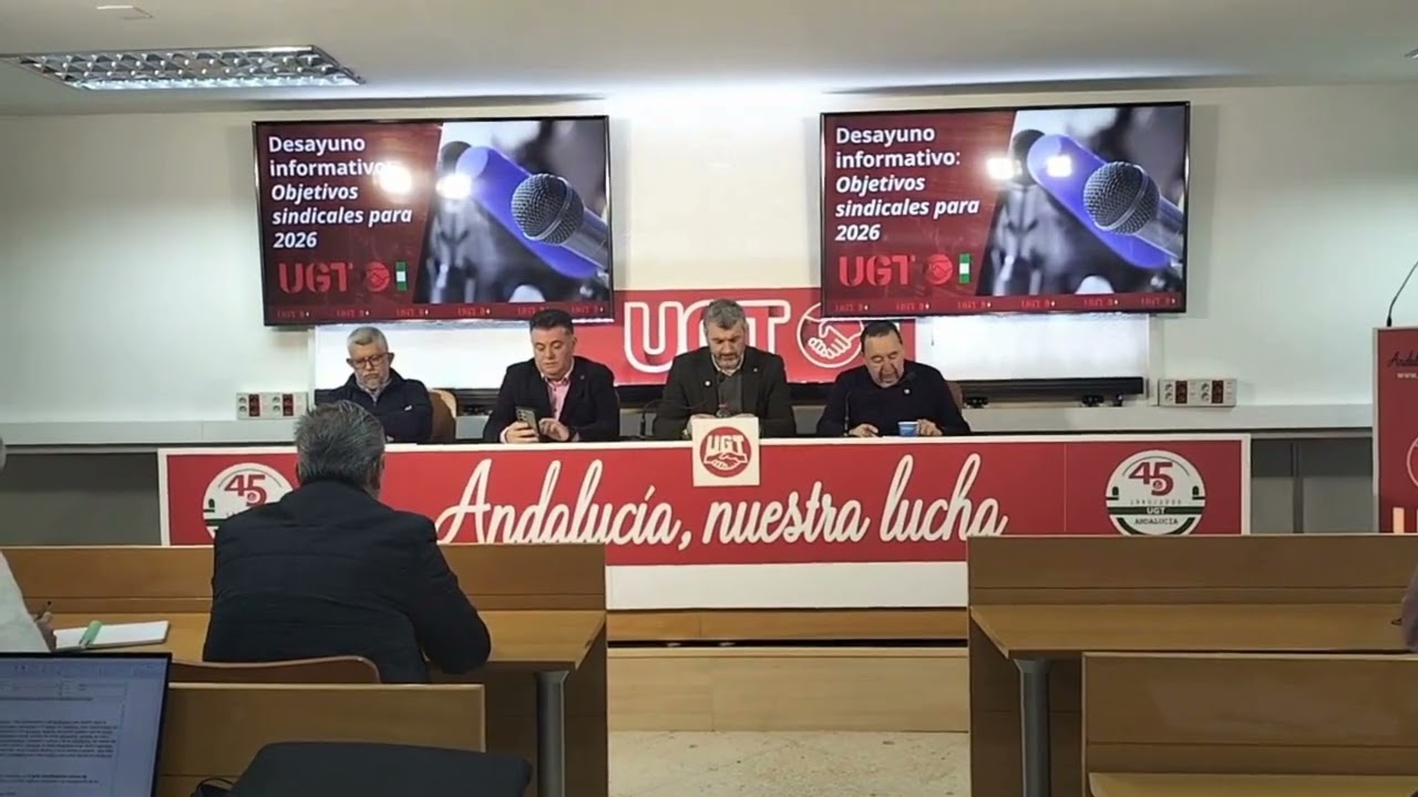 Intervención Sº General de UGT Servicios Andalucía, Antonio Tirado