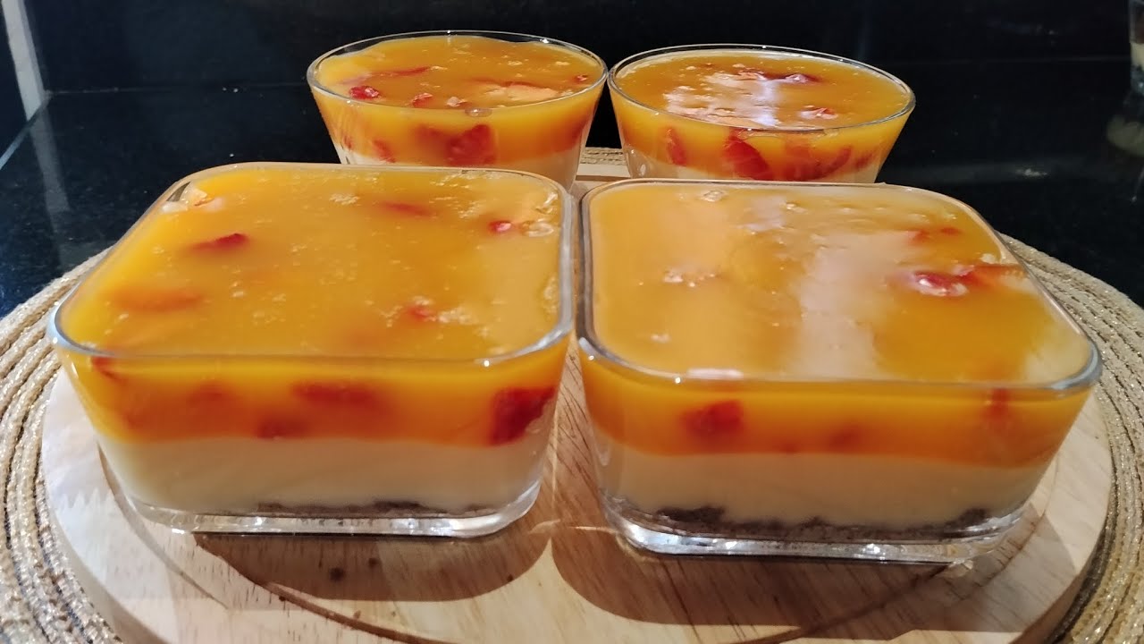 تحلية رمضانية 🌜🌜🍮سهلة وسريعة في اخر لحظة 