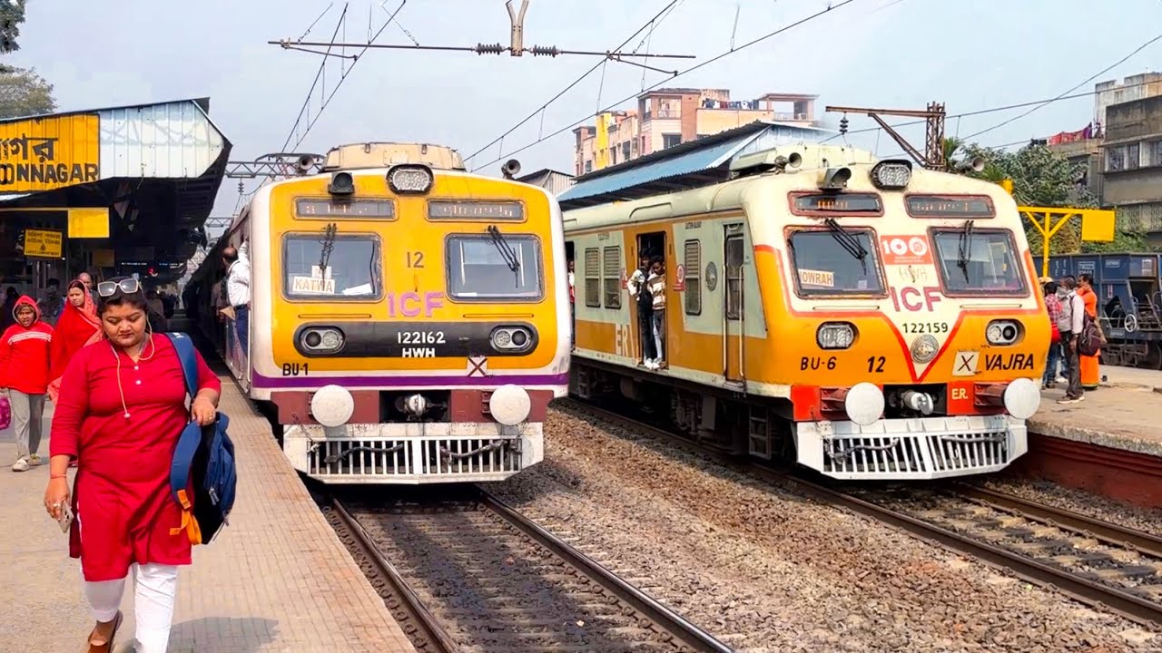 🔥Epic Train Crossing Show: Konnagar Railway Station Edition 2026