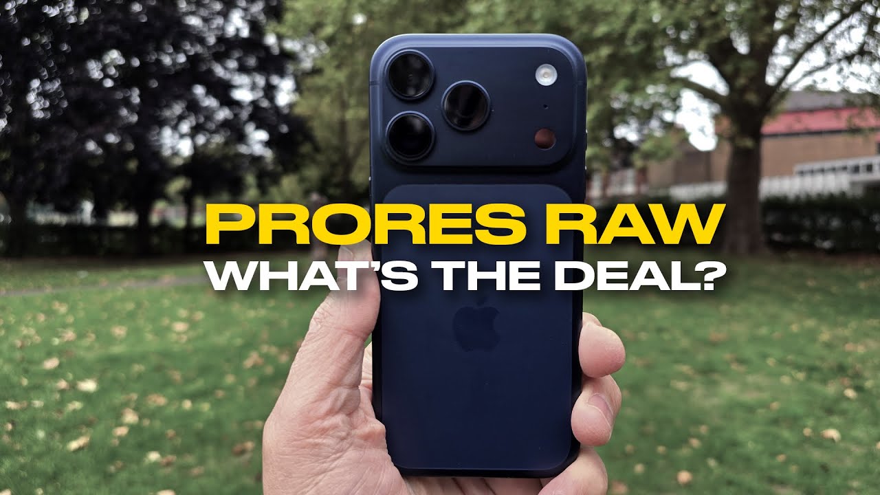 Apple ProRes RAW - what's the deal? iPhone 17 Pro & Pro Max