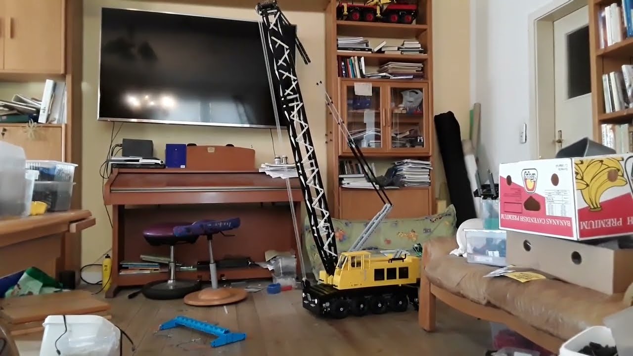 Lego technic MOC TAKRAF MDK 504 2. Fahrtest