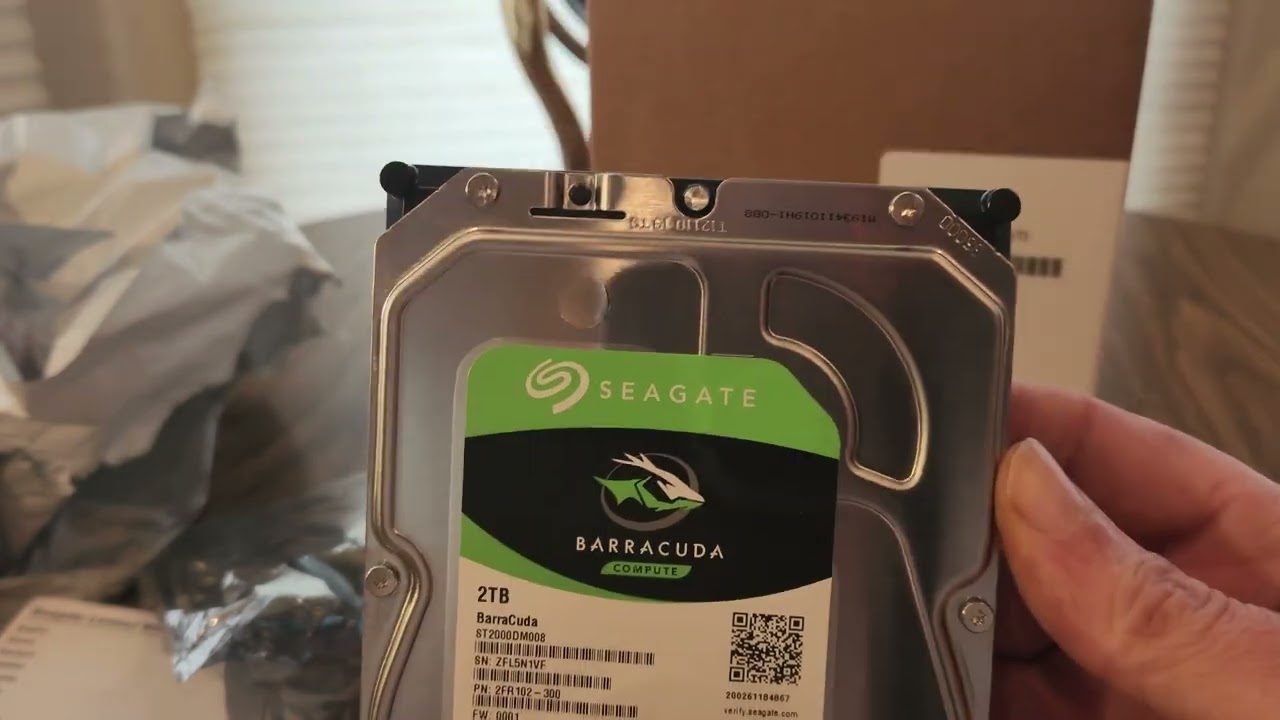 SeaGate Barracuda 2TB Internal Hard Drive HDD (EPISODE 3966) Amazon Unboxing Video