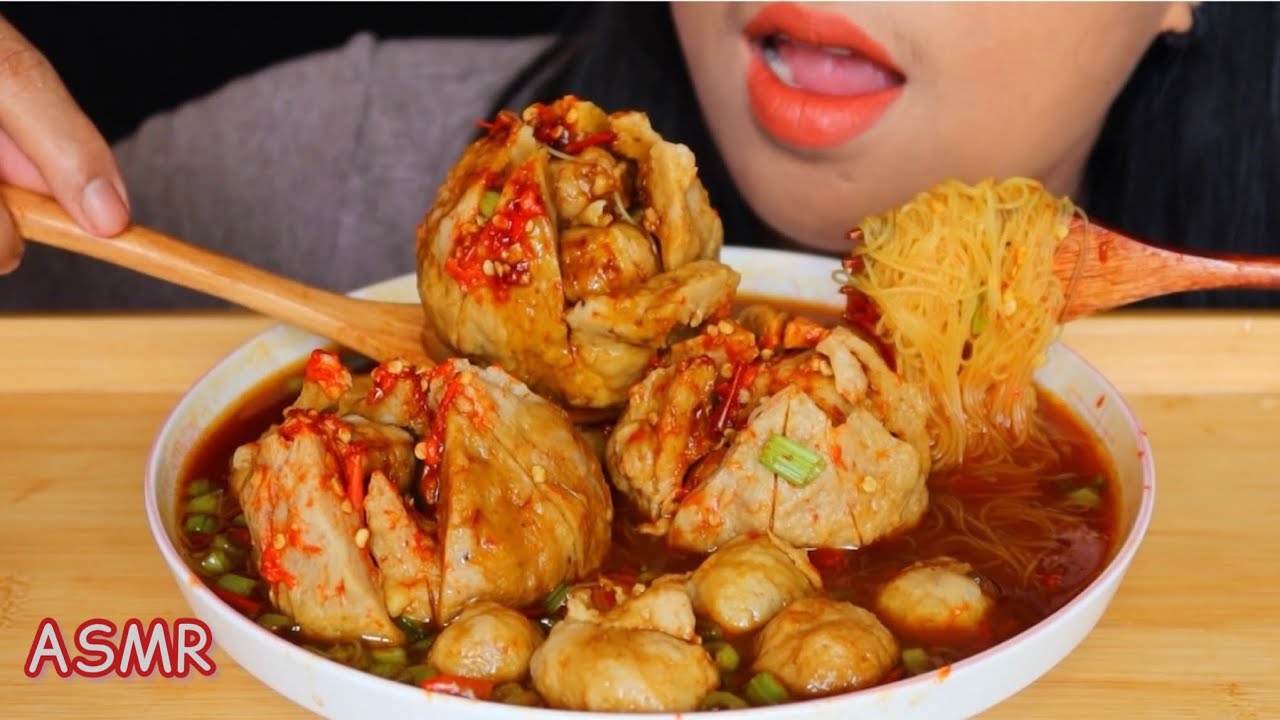 ASMR BAKSO BERANAK ||MUKBANG INDONESIA  #ASMR #asmrsounds #eatingsounds