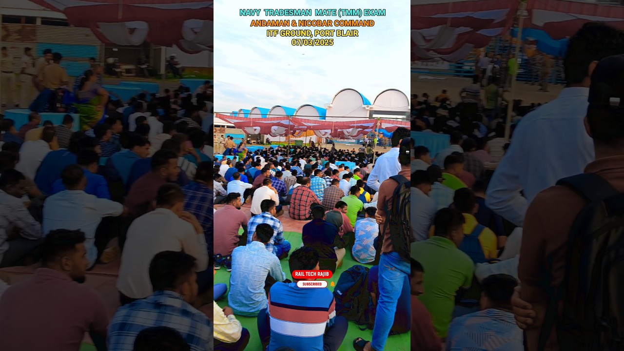 Navy Tradesman Mate Exam | Andaman Nicobar command | Port Blair #navytradesman #result #andaman #yt
