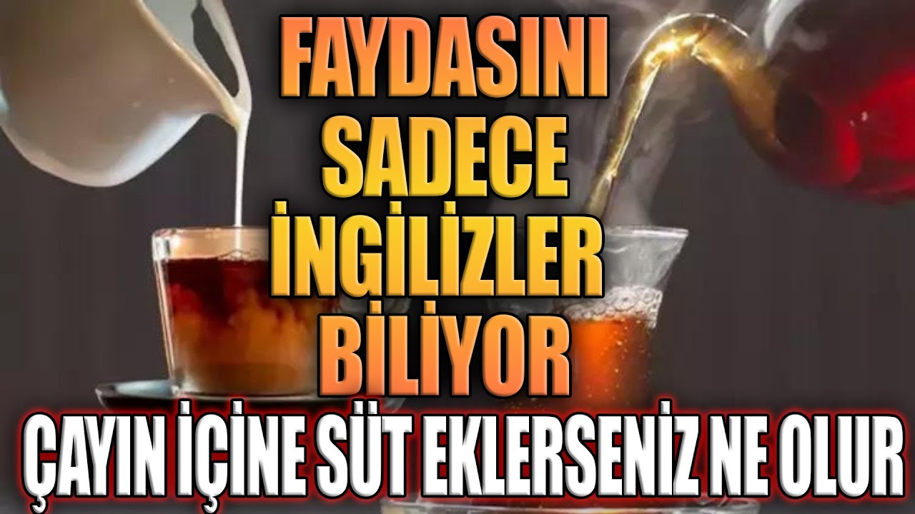 Faydasını Sadece İngilizler Biliyor Çayın İçine Süt Eklerseniz Ne Olur