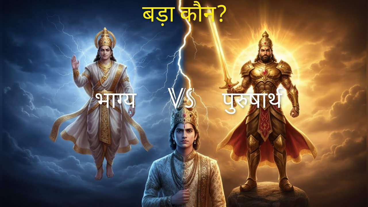 क्या सिर्फ भाग्य से सफलता मिलती है? | भाग्य और पुरुषार्थ की अद्भुत कहानी