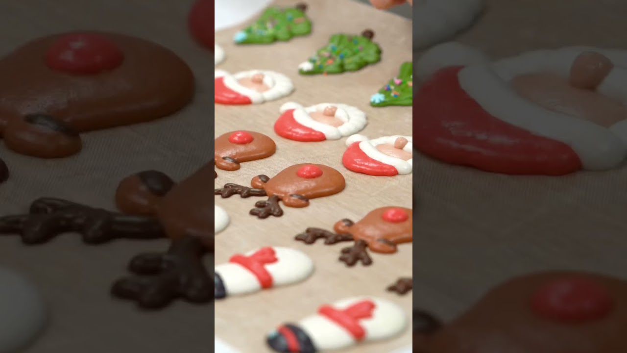 Making Happy Christmas Macarons 귀욤뽀짝 크리스마스 마카롱 