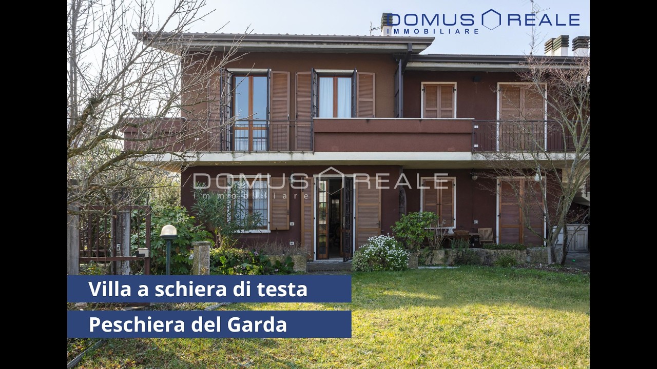 Peschiera del Garda - Villa a schiera con giardino privato e vista lago,.