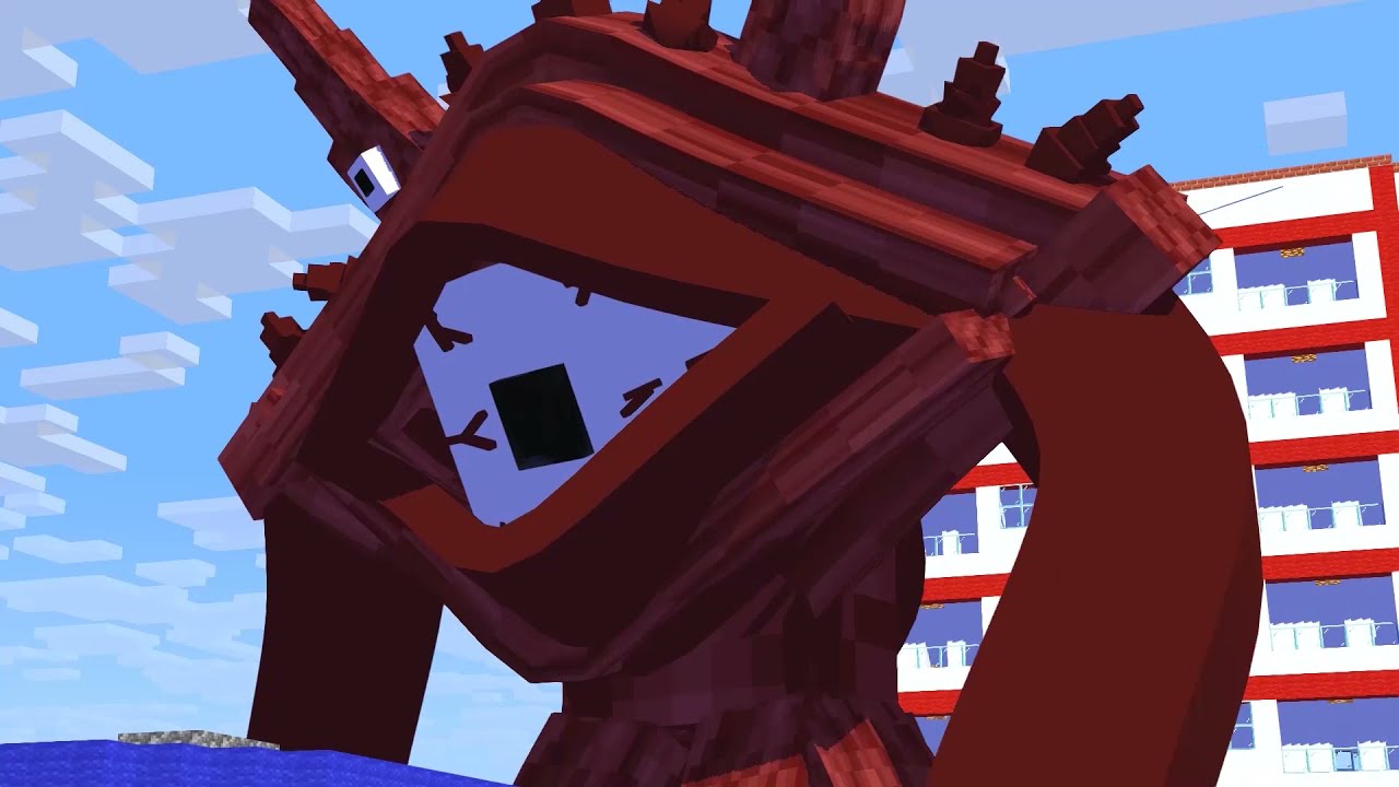 Ultraman Zero vs Gan Q | Minecraft Animation
