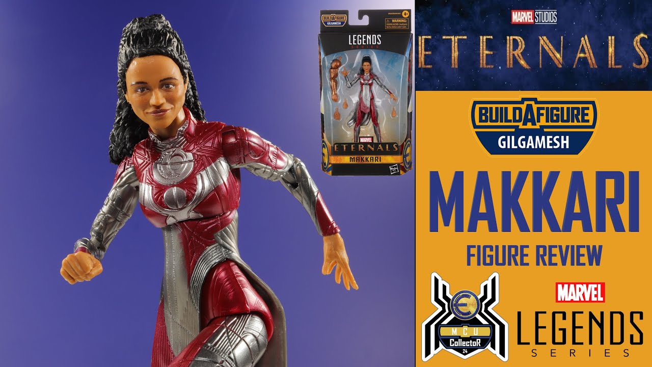 Marvel Legends Eternals MAKKARI Lauren Ridloff GILGAMESH BAF Wave MCU Movie Figure Review