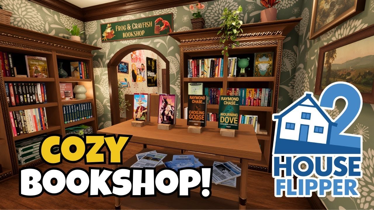Я открыла КНИЖНЫЙ МАГАЗИН в игре House Flipper 2! 📖