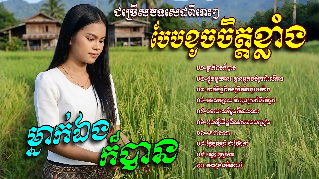 ជម្រេីសបទសេដពិរោះៗ​ បែបខូចចិត្តខ្លាំង​💥ម្នាក់ឯងក៏បាន​ [បញ្ញានីន​-Banhanin​ Official​]