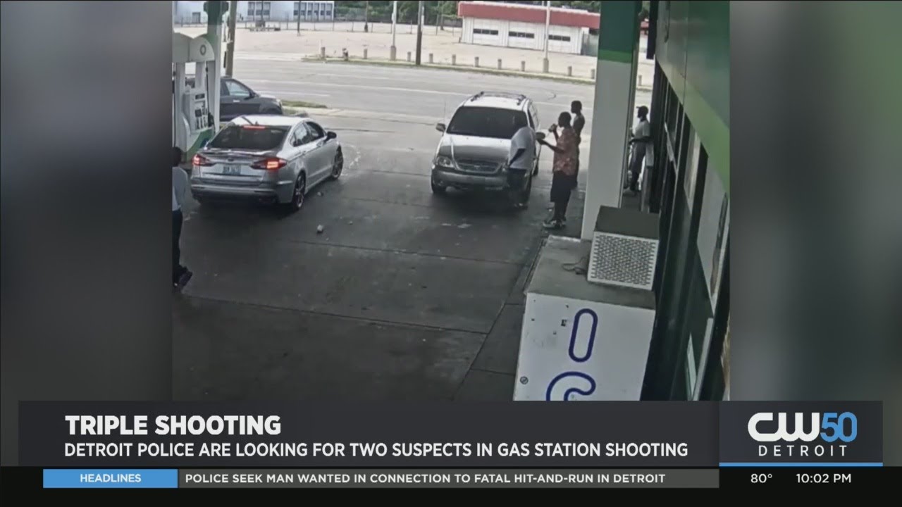 Detroit Police Seek 2 Suspects In Gas Station Shooting