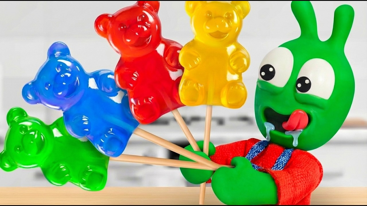 Gummy Bear Warna Warni 🍭 Permen Beruang Lucu untuk Anak 🌈  Pea Pea Indonesia