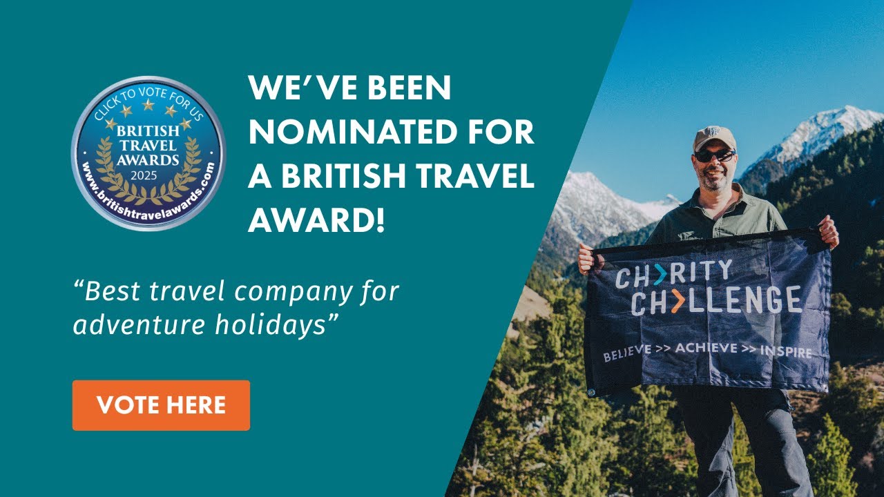 Vote for Charity Challenge in the British Travel Awards! 🏆