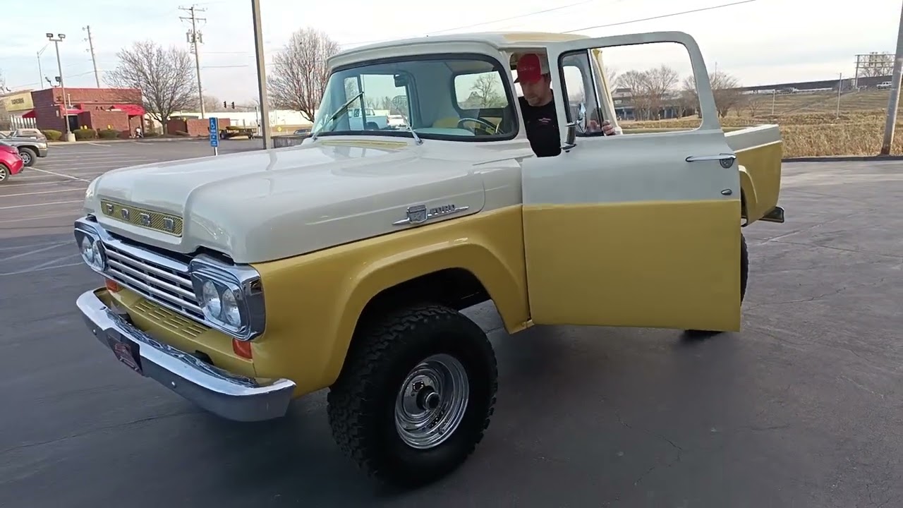1959 Ford F100 equipment check