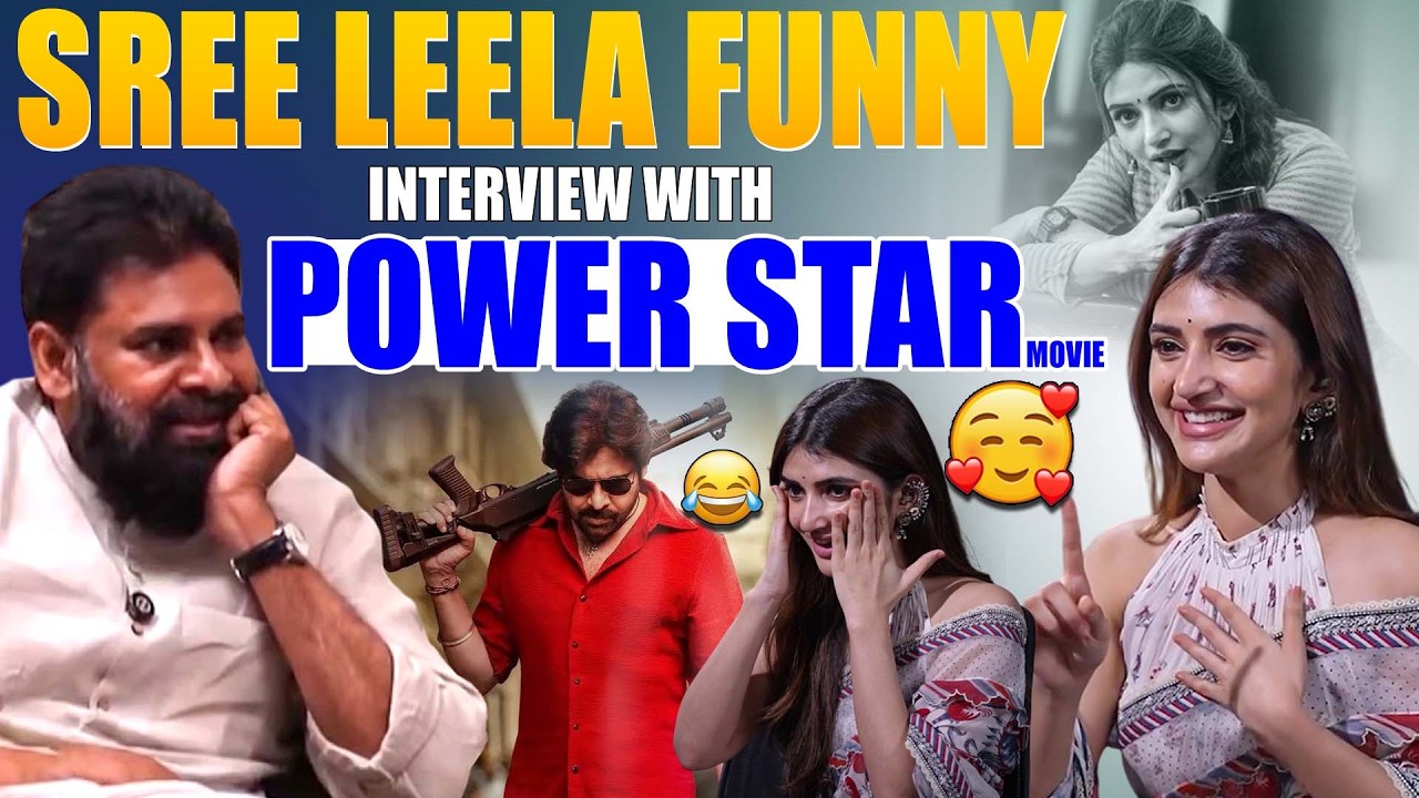 Pawan Kalyan & Sreeleela Exclusive Interview | Ustaad Bhagat Singh | Harish Shankar@HitTVExclusive