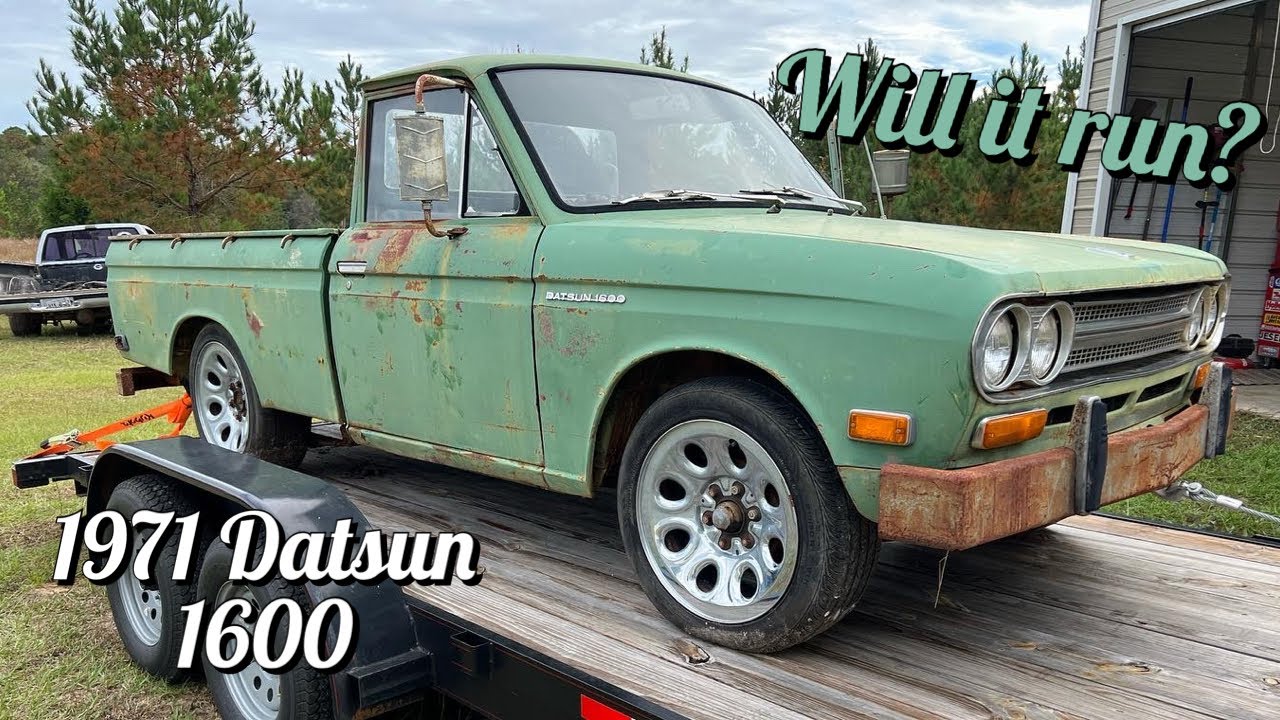 Will it run? Brian’s 1971 Datsun 521 mini truck. Low compression. No spark