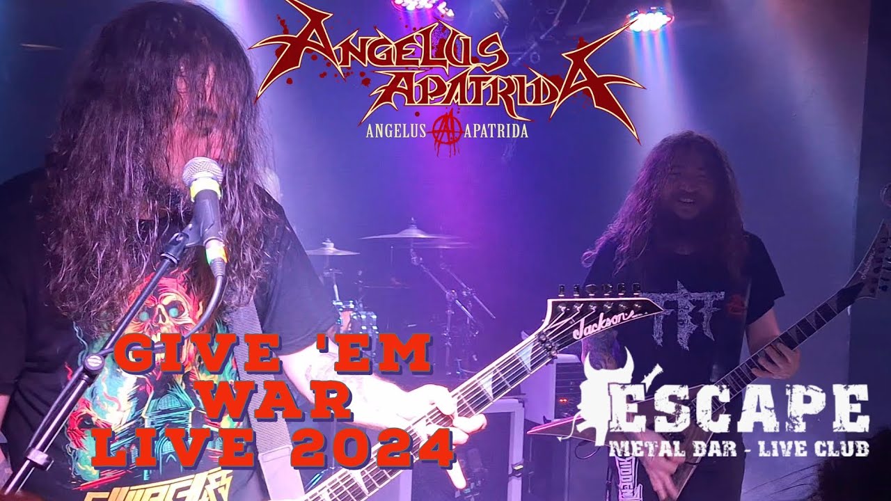 Angelus Apatrida Give 'Em War Live Escape Wien 2024