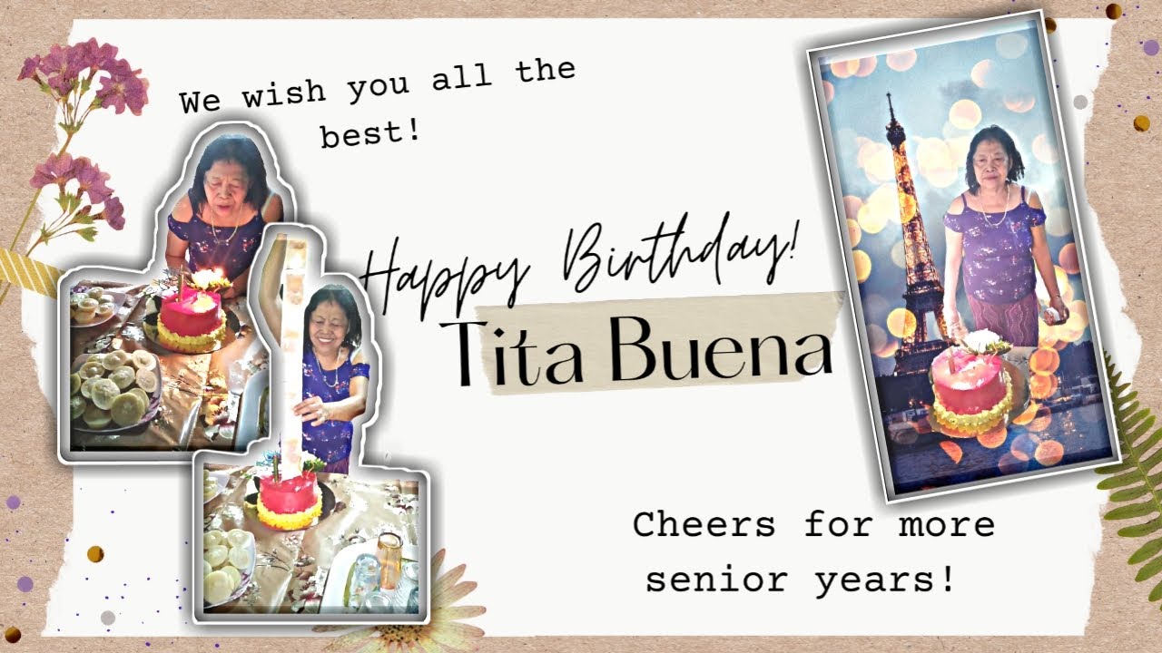 🎉🎊HAPPY BIRTHDAY TITA BUENAS NA SWERTE PA! FROM YOUR SPONSORS | Bruhilda💕