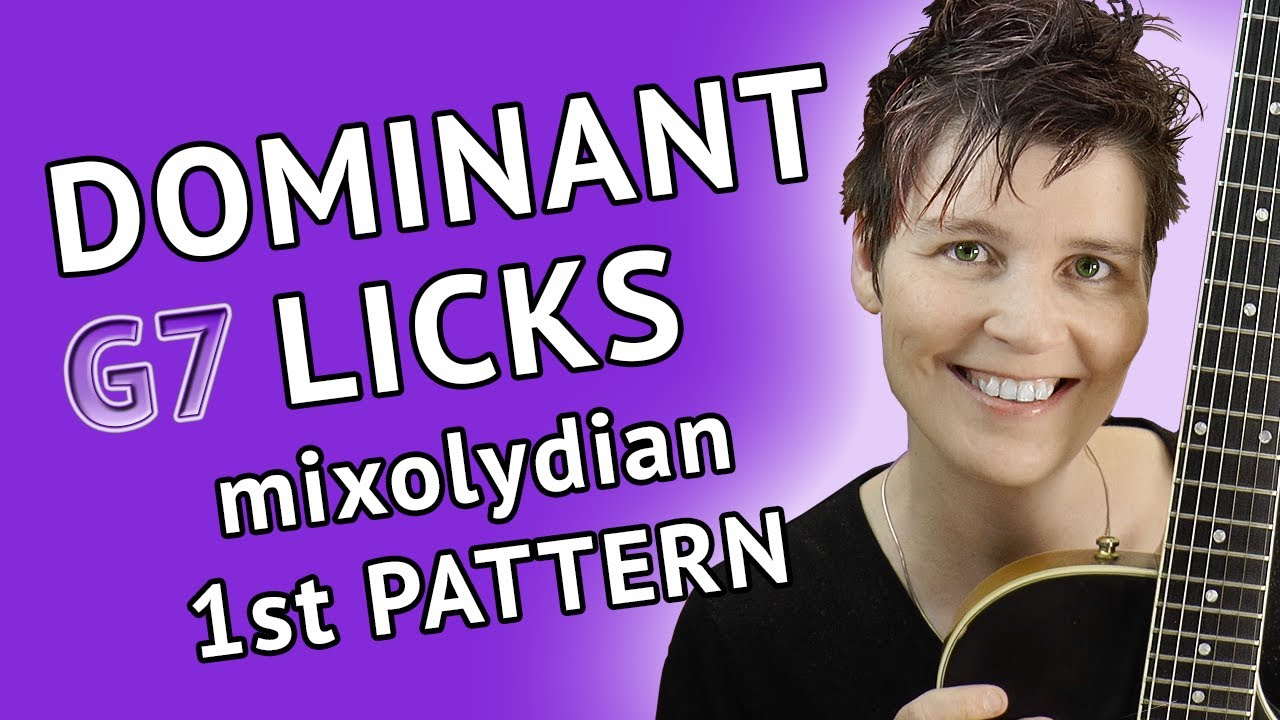 Миксолидийские джазовые гитарные рифы — Модель 1