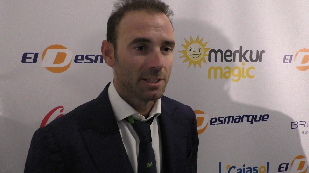 Alejandro Valverde, en la Gala de ElDesmarque de Premios DEX