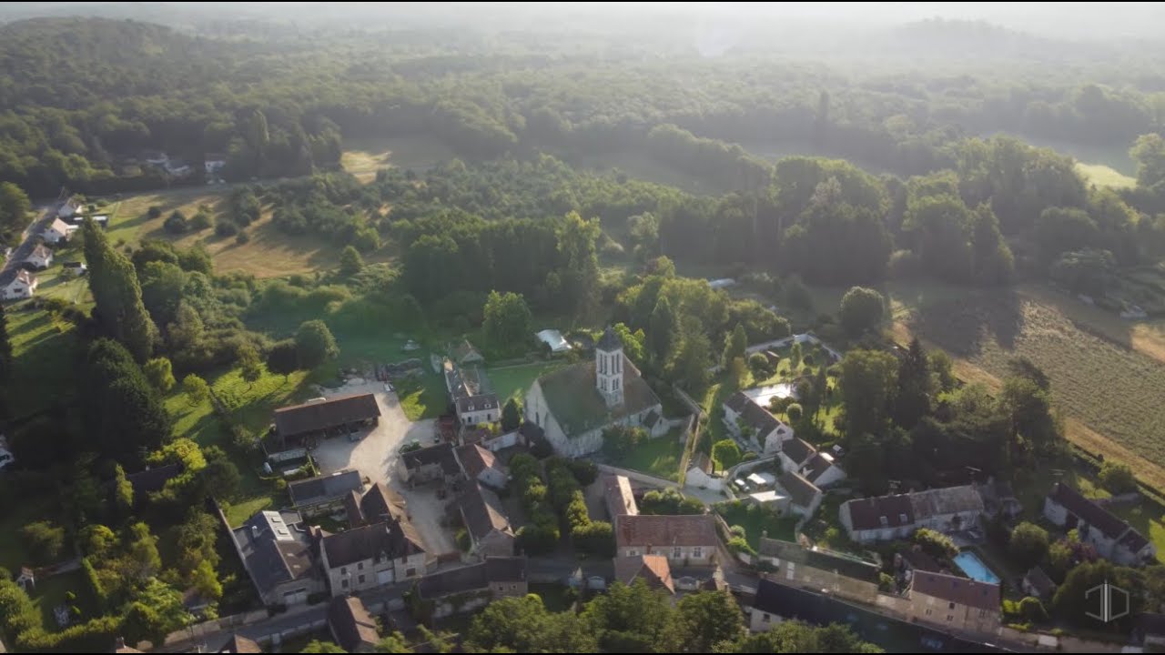 Noisy-sur-École au petit matin - DJI MINI2