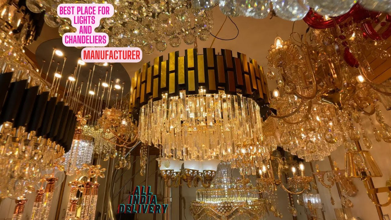 Lights and Chandelier at Cheapest Price in Bhagirath Palace Light Market Chandni Chowk Kirti Nagar