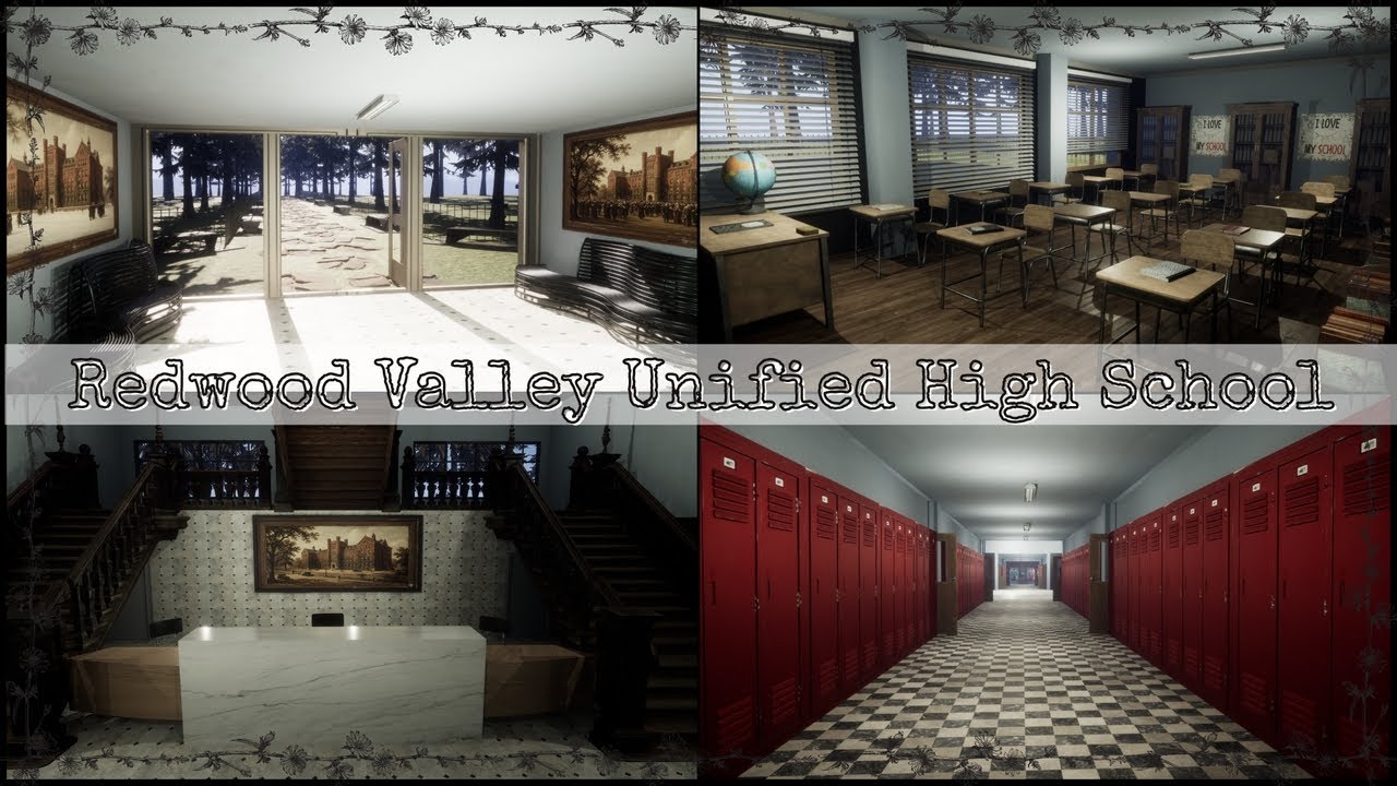 Redwood Valley Unified High SchoolA Large Scale 1990s Educational Interior Environment 🎓