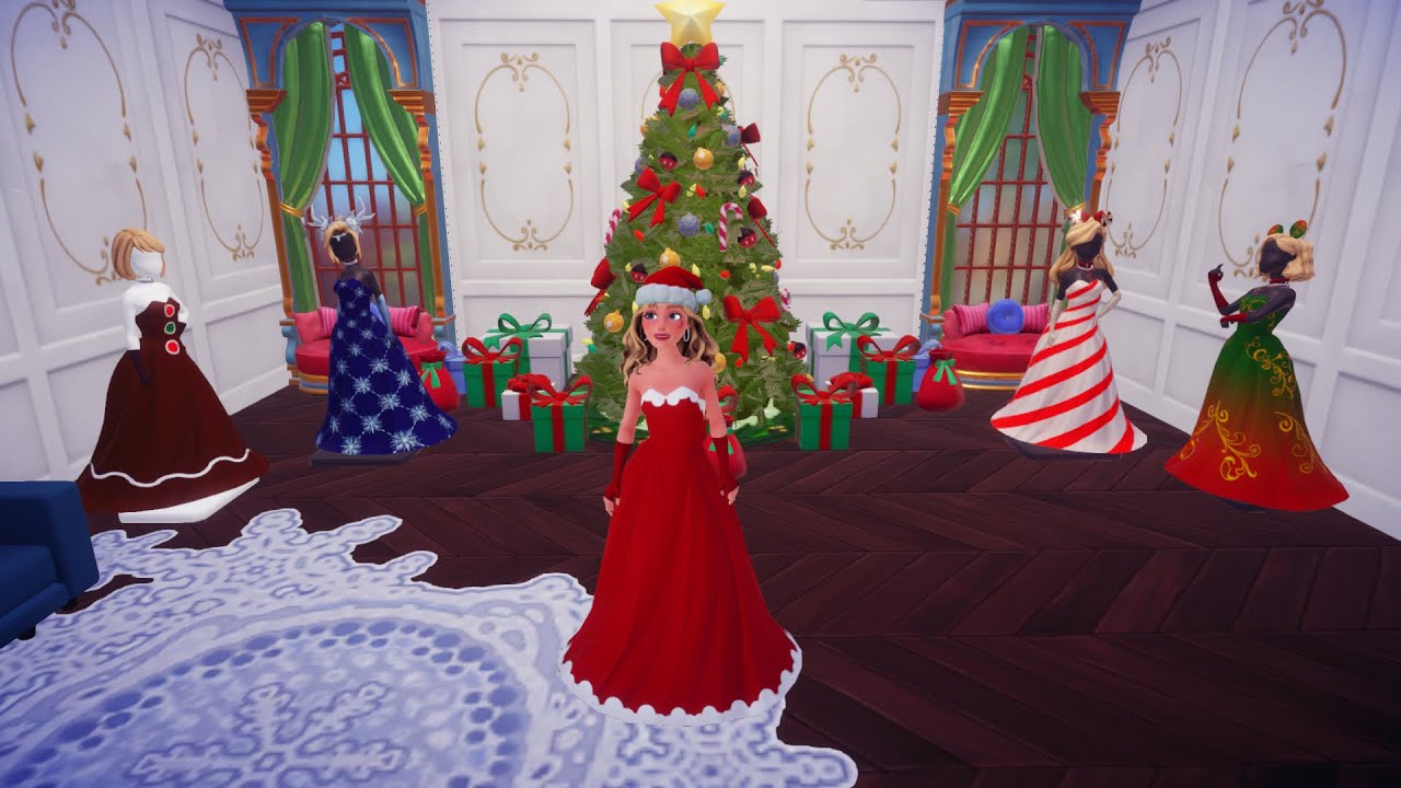 Dreamlight Valley Custom Christmas Dresses Tutorial