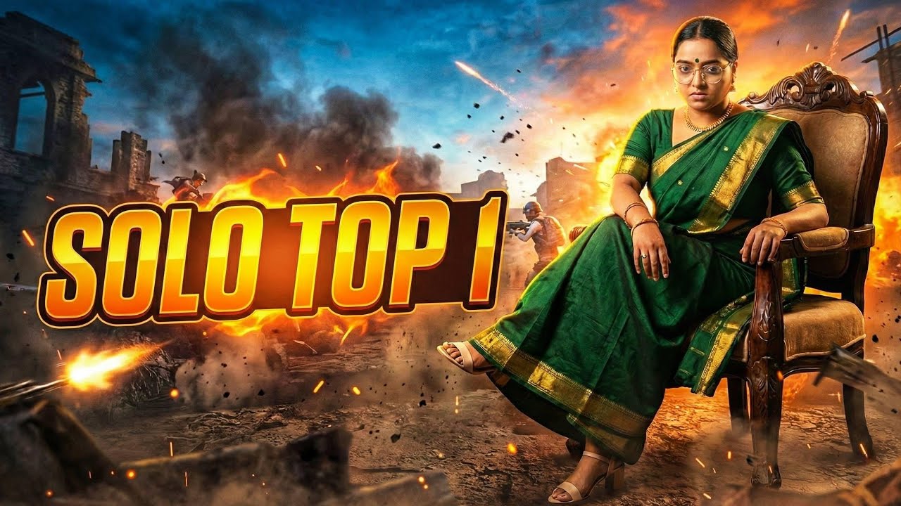 FIRST GIRL GAMER TO REACH SOLO TOP - 1 / #yuvalora #madanop #bgmi #gbts #botsquad