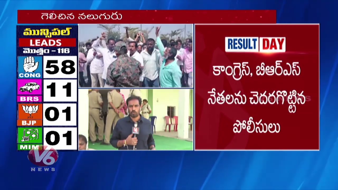 High Tension In Jangaon | BRS Vs Congress To Grab Independent Candidates | V6 News