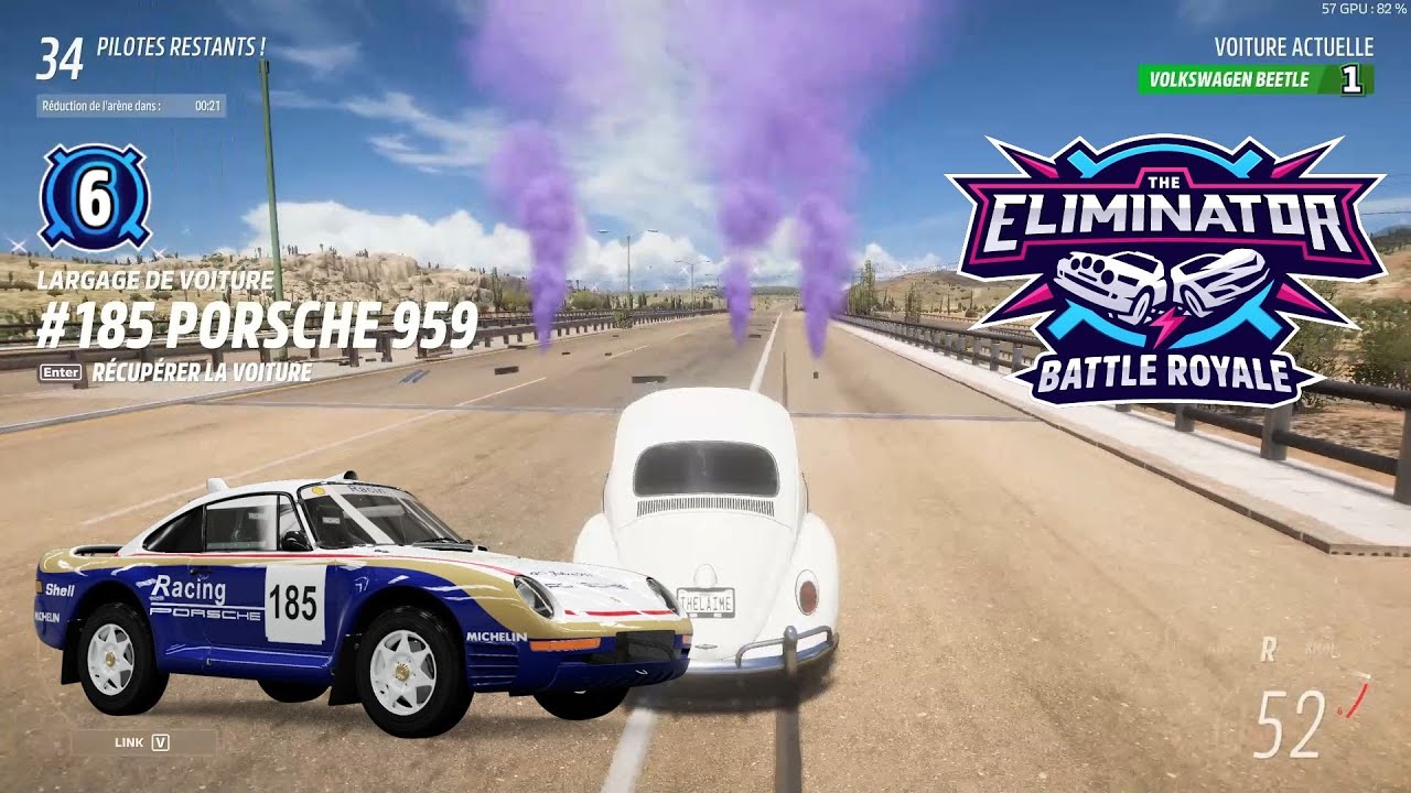 Car drop level 6 #185 PORSCHE 959 | Eliminator | FORZA HORIZON 5 GAMEPLAY