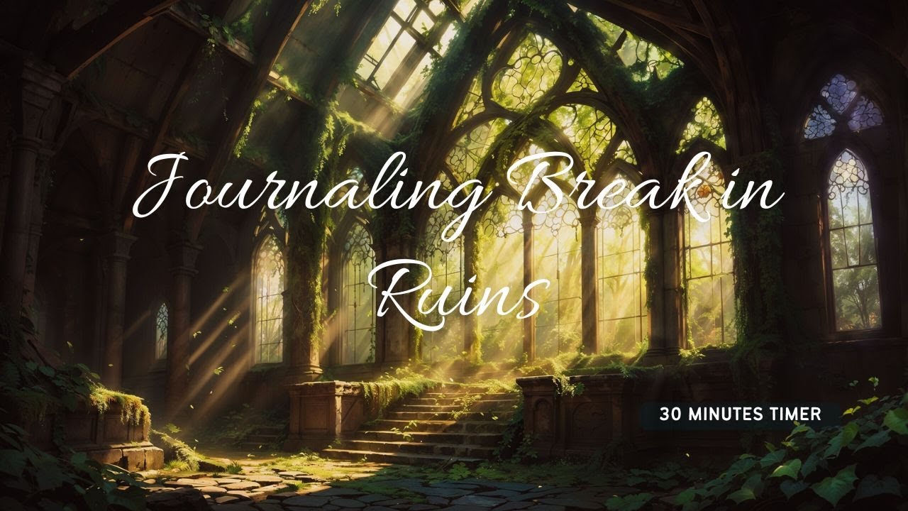 Quiet Journaling | Free Your Mind in an Abandoned Cathedral
