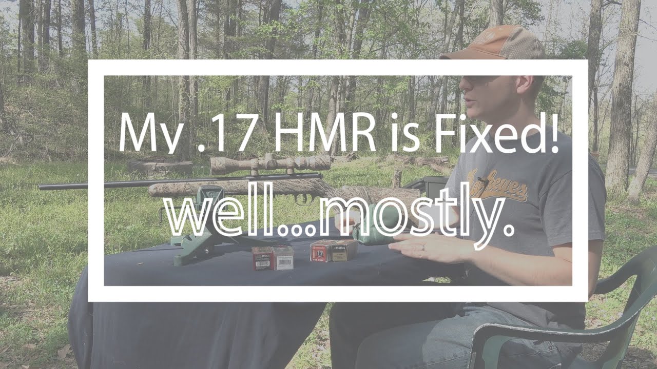 Мой .17HMR почти исправен!