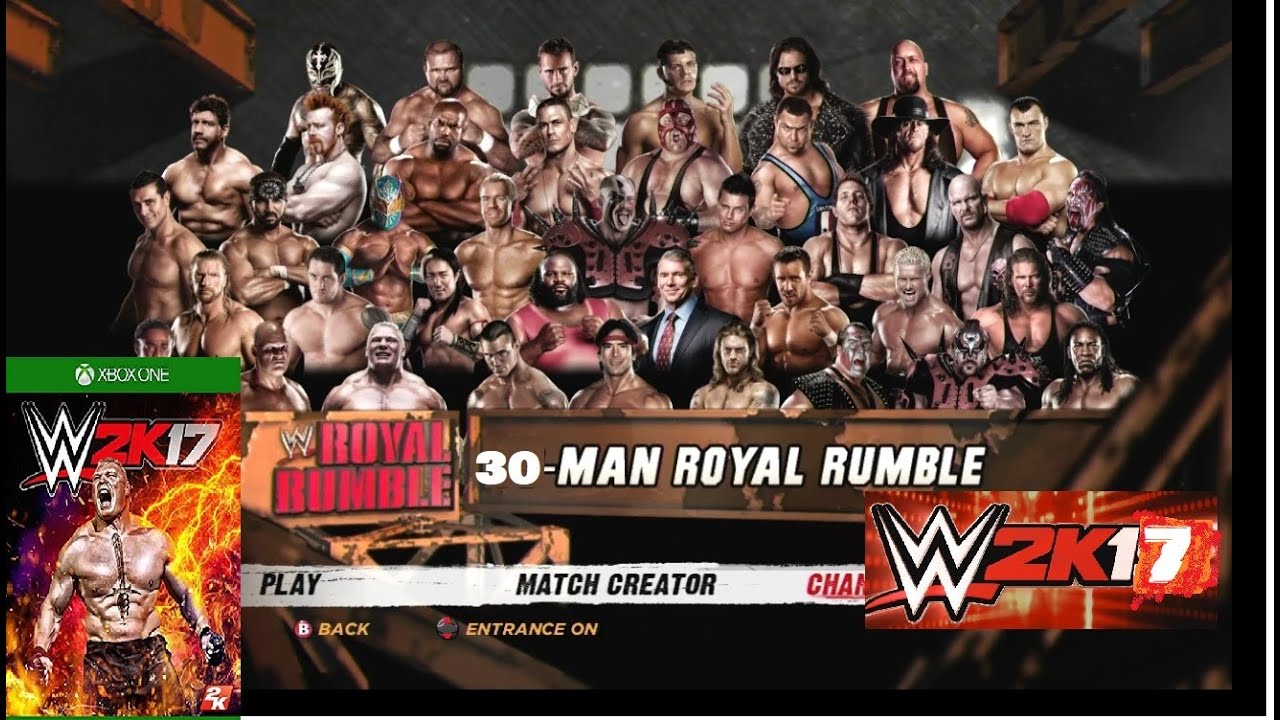 WWE2K17 | 30-man Royal Rumble | 3