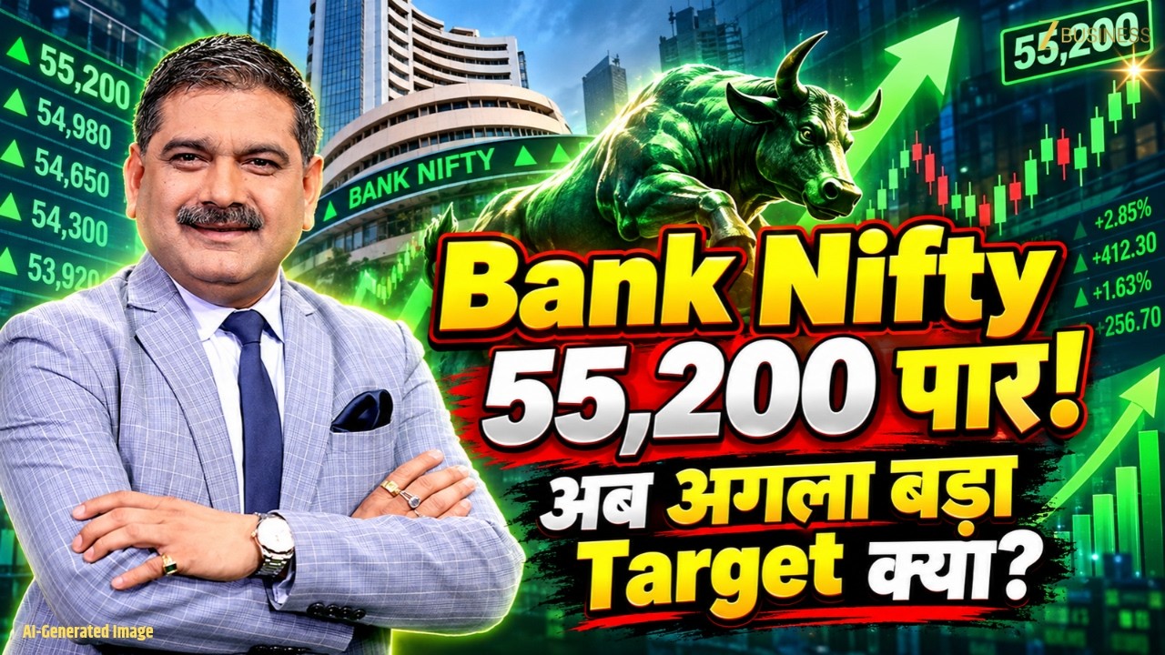 Bank Nifty Crosses 55,200 Level: क्या आज मिलेगा बड़ा ब्रेकआउट? | Anil Singhvi Strategy