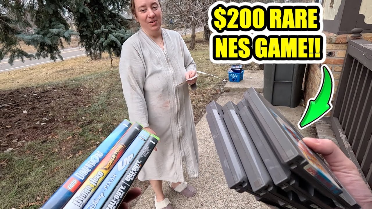 SHE SOLD THESE WAY TOO CHEAP!! / Live Video Game Hunting