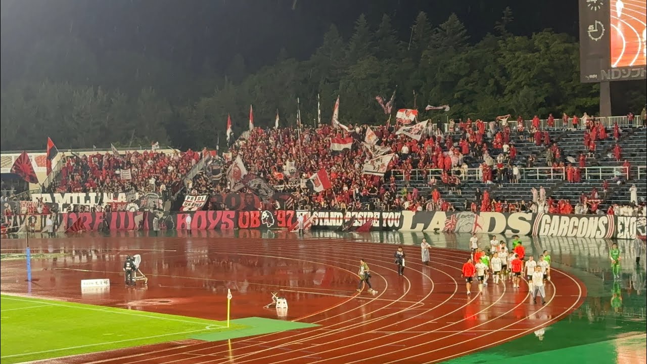 水曜×山形×熱い！天皇杯ベスト8進出、試合後の様子 2025年8月6日(水) 天皇杯 浦和レッズ vs モンテディオ山形 @  NDソフトスタジアム山形