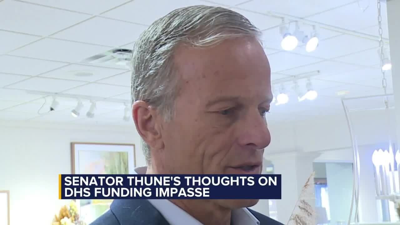 Thune discusses ICE operations changes during Sioux Falls visit