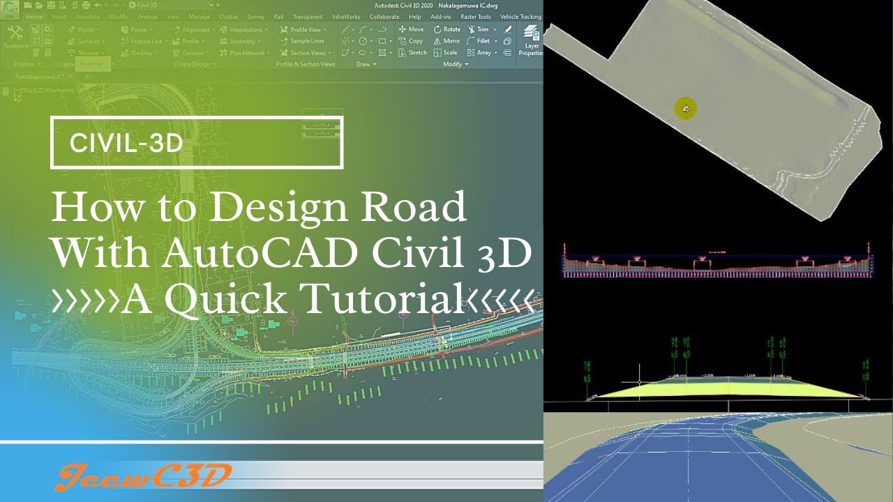 A Quick Tutorial on How to Design a Road With AutoCAD Civil 3D Software
