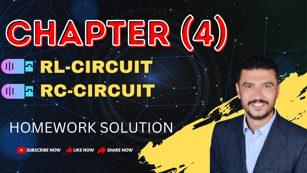 Physics 3rd Secondary Egypt Chapter (4) RL-Circuit & RC-Circuit مراجعة و حل اهم الاسئلة على