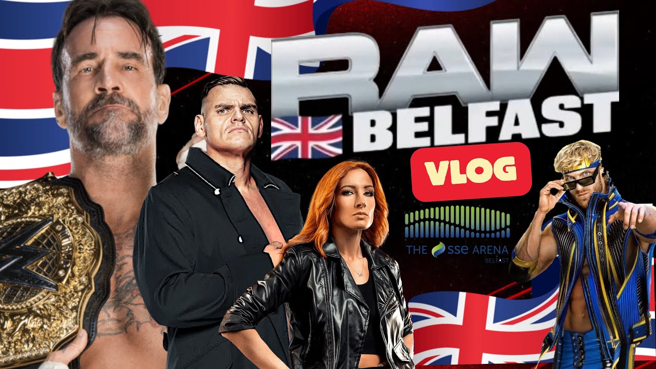WWE Monday Night RAW LIVE in Belfast Vlog| January 19th 2026. 