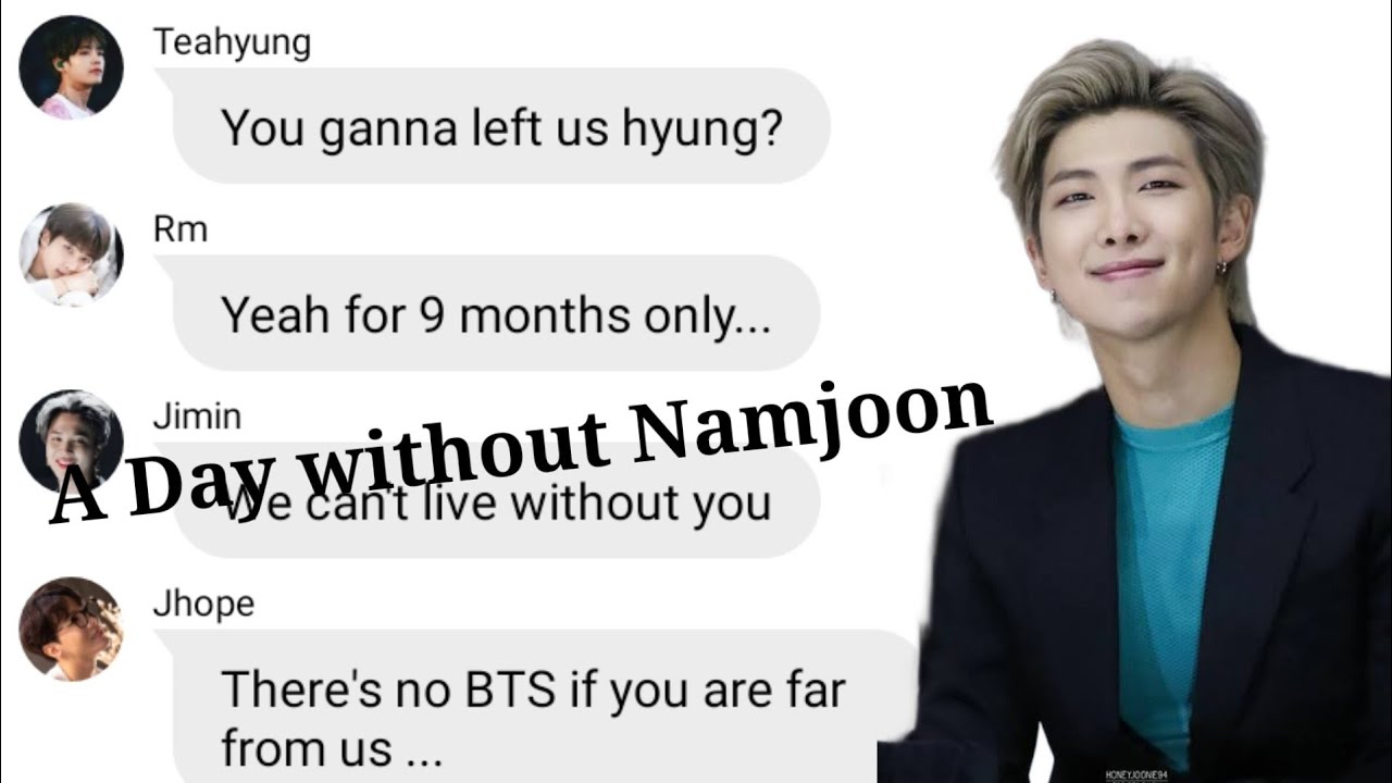 BTS Text (A day without Namjoon)